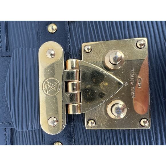 LOUIS VUITTON Petite Malle Epi Leather Crossbody Bag in Black - Picture 6 of 16